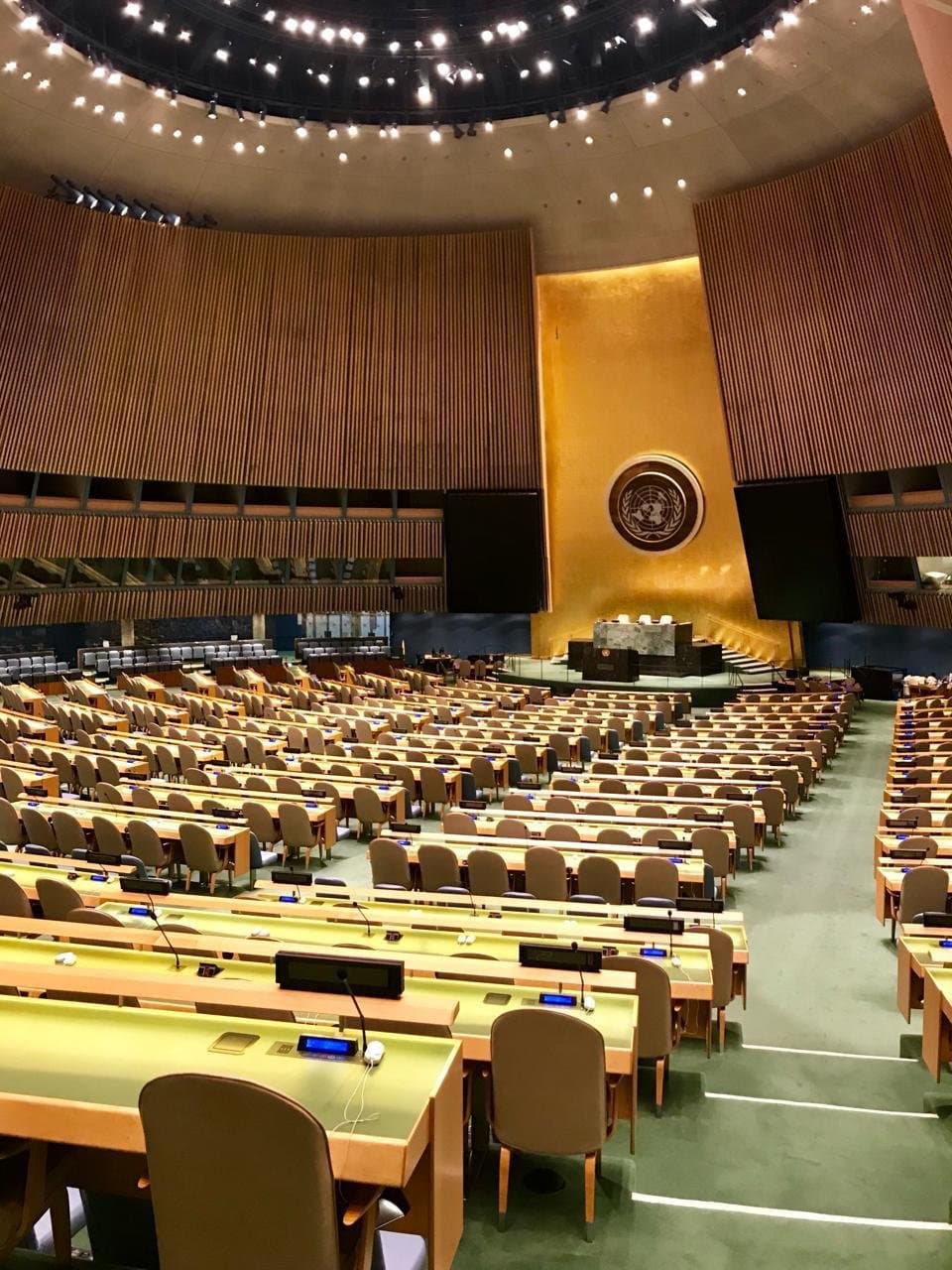 Sala de la Asamblea General de las Naciones Unidas